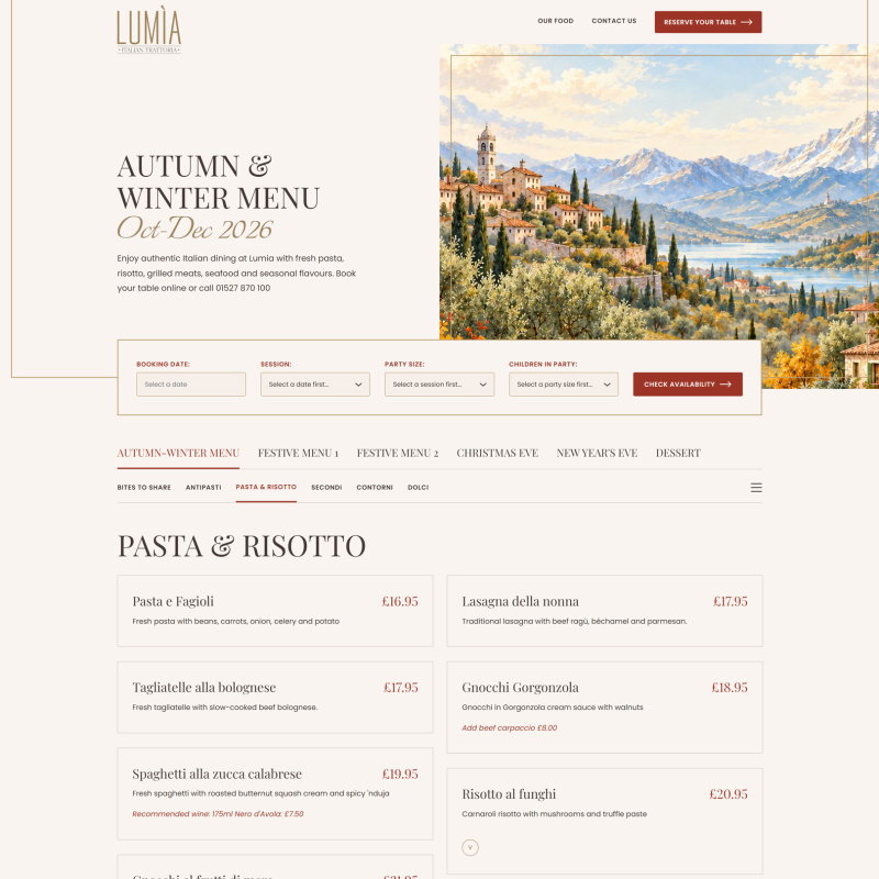 Lumìa Trattoria